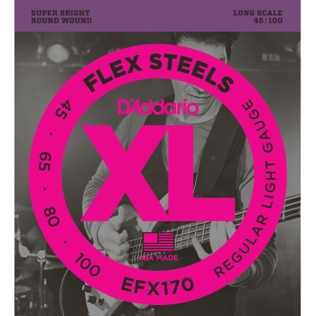 BAS GİTAR TEL SETİ, FLEXSTEELS, REGULAR LIGHT GAUG